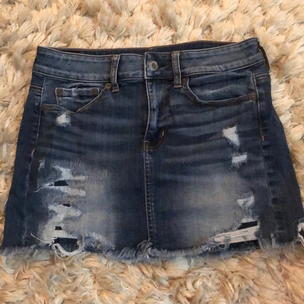 Stretch denim mini skirt from American eagle